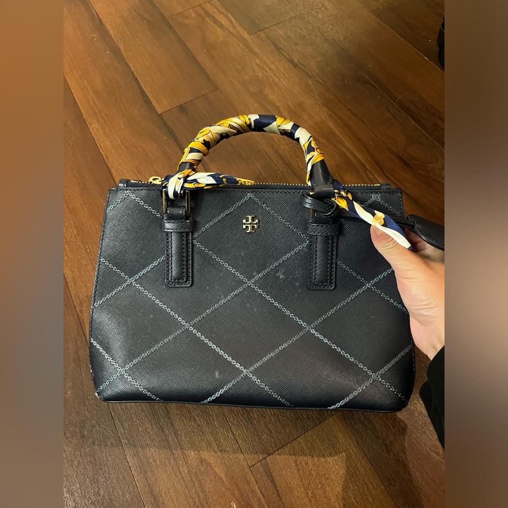 Authentic Tory Burch Handbag - Navy Blue